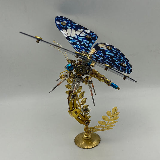 Steampunk butterfly Dichorragia nesimachus 200PCS metal puzzle model kit