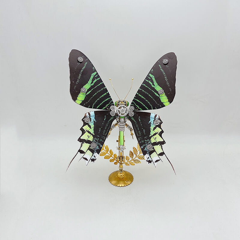 Load image into Gallery viewer, Steampunk butterfly Ideopsis similis 3D metal puzzle model kit for adults and kids
