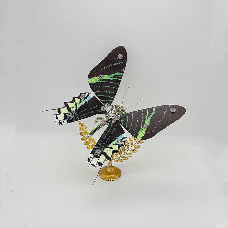 Load image into Gallery viewer, Steampunk butterfly Ideopsis similis 3D metal puzzle model kit for adults and kids
