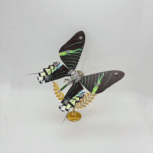 Steampunk butterfly Ideopsis similis 3D metal puzzle model kit for adults and kids