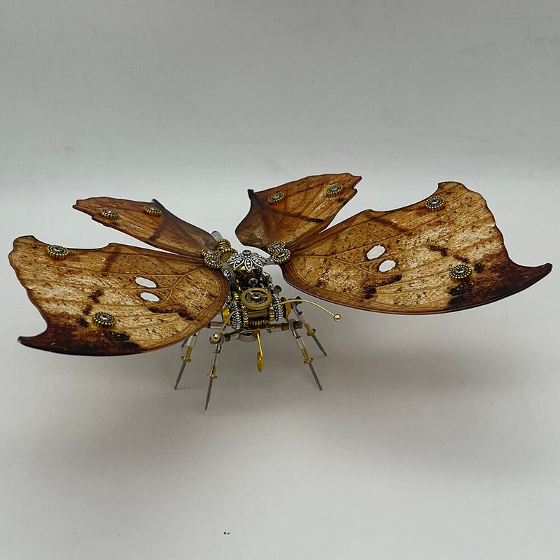Load image into Gallery viewer, Steampunk butterfly Kallima inachus 200PCS 3D metal puzzle model kit
