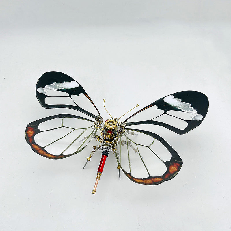 Laden Sie das Bild in Galerie -Viewer, {Steampunk Butterfly Lepidoptera Metal Puzzle Model Kit for Adults and Kids
