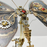 Steampunk Butterfly Mechanical 3D Metal Puzzle Model with Music Box for Gifts and Decor