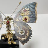 Steampunk Butterfly Mechanical 3D Metal Puzzle Model with Music Box for Gifts and Decor