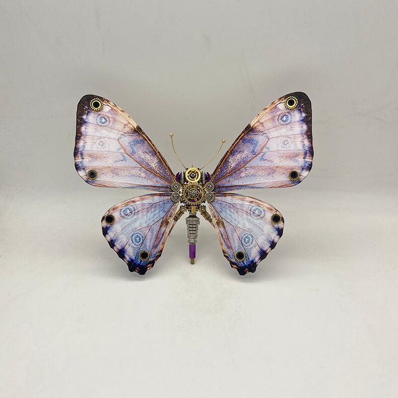 Load image into Gallery viewer, Steampunk butterfly Neoris hewitsoni metal puzzle model kit

