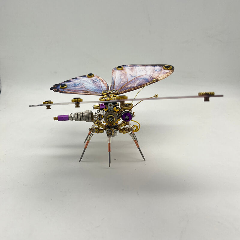 Steampunk butterfly Neoris hewitsoni metal puzzle model kit