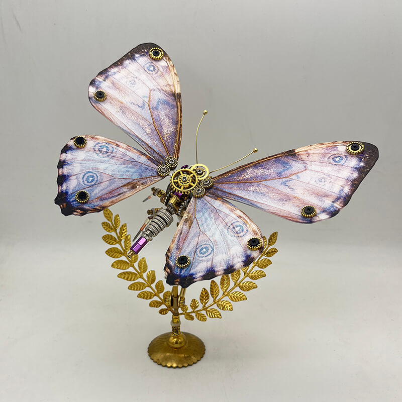 Steampunk butterfly Neoris hewitsoni metal puzzle model kit