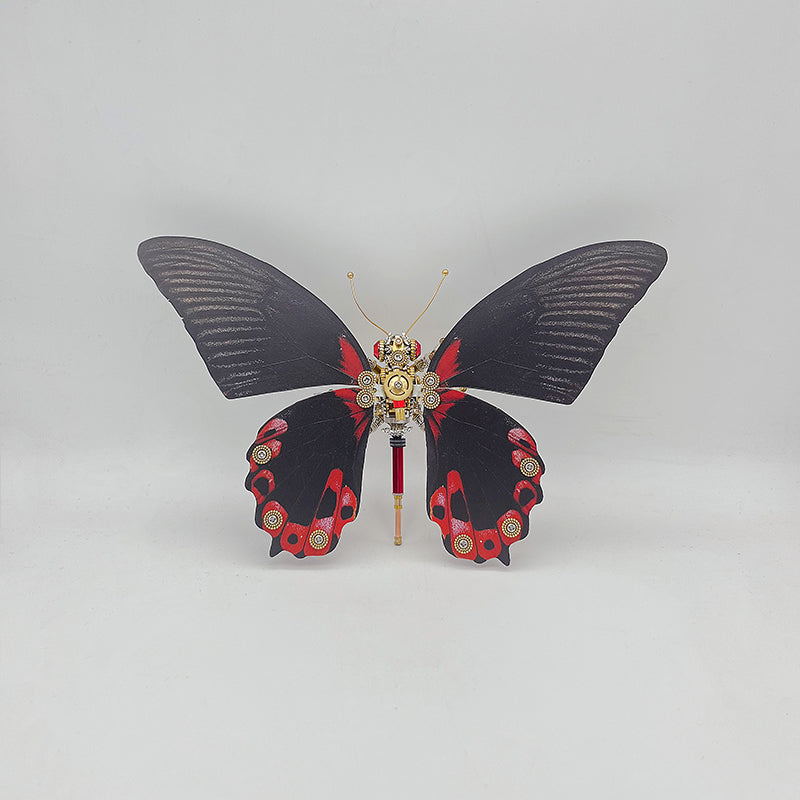 Laden Sie das Bild in Galerie -Viewer, {Steampunk butterfly papilio rumanzovia metal puzzle model kit for adults and kids
