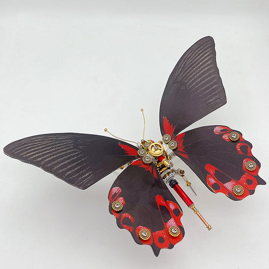 Steampunk butterfly papilio rumanzovia metal puzzle model kit for adults and kids