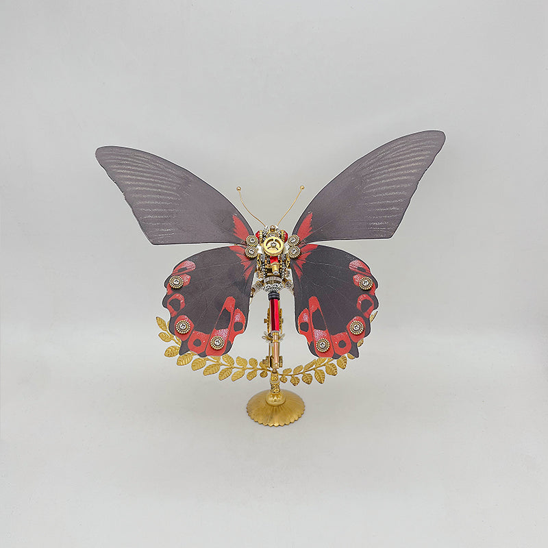 Steampunk butterfly papilio rumanzovia metal puzzle model kit for adults and kids