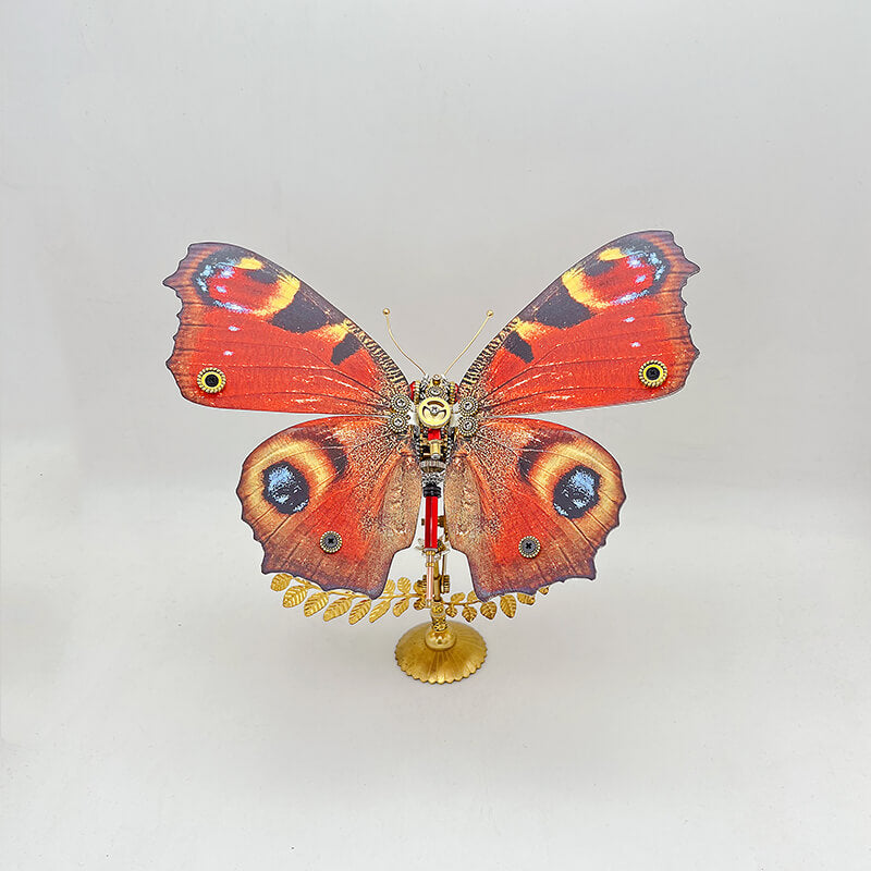 Laden Sie das Bild in Galerie -Viewer, {steampunk butterfly peacock nymph metal puzzle model kit for adults and kids
