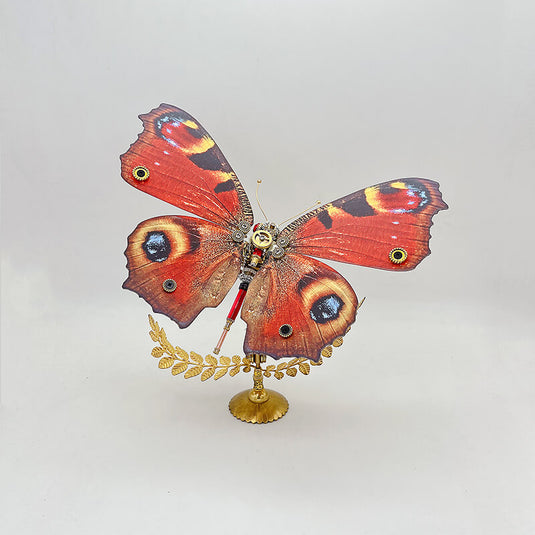 steampunk butterfly peacock nymph metal puzzle model kit for adults and kids