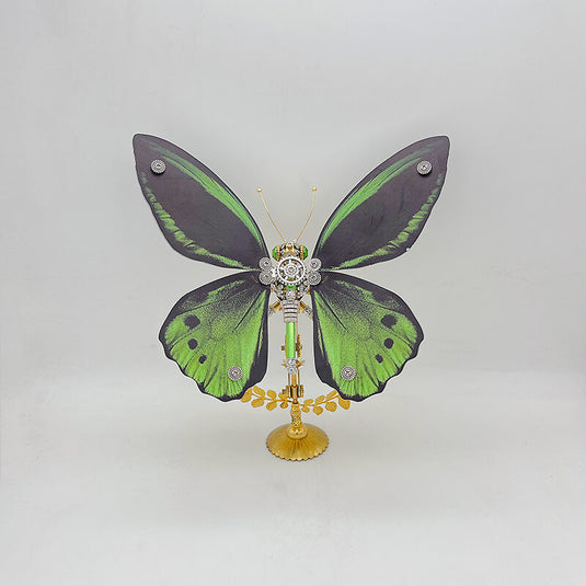 Steampunk Butterfly Troides aeacus 3D metal puzzle model kit for adults and kids