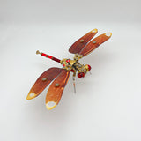 Steampunk dragonfly Neurothemis fulvia metal puzzle model kit