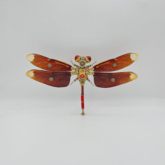 Steampunk dragonfly Neurothemis fulvia metal puzzle model kit