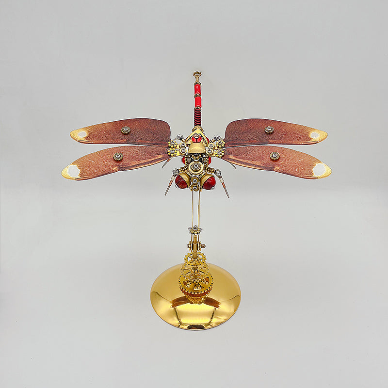 Laad de afbeelding in galerijviewer, Steampunk dragonfly Neurothemis fulvia metal puzzle model kit
