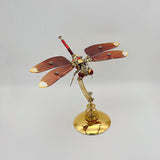 Steampunk dragonfly Neurothemis fulvia metal puzzle model kit