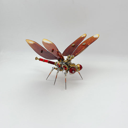 Steampunk dragonfly Neurothemis fulvia metal puzzle model kit