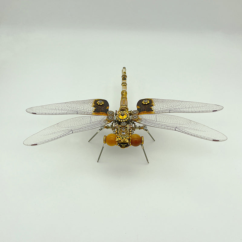 Load image into Gallery viewer, steampunk dragonfly oblique mole metal puzzle model kit

