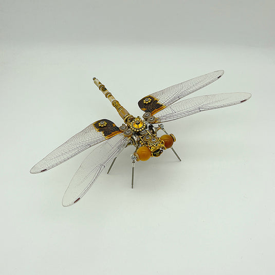 steampunk dragonfly oblique mole metal puzzle model kit