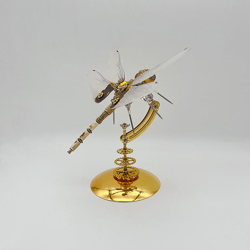 Load image into Gallery viewer, steampunk dragonfly oblique mole metal puzzle model kit
