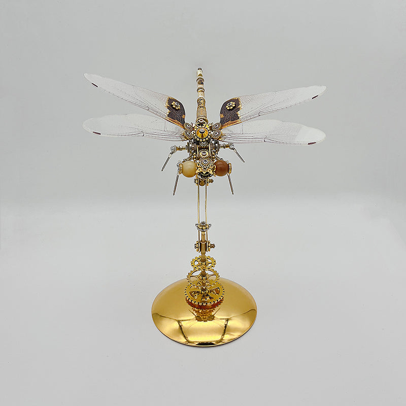 Laad de afbeelding in galerijviewer, steampunk dragonfly oblique mole metal puzzle model kit

