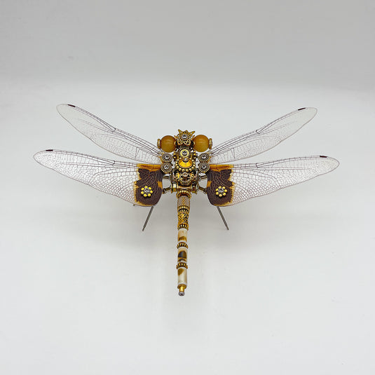 steampunk dragonfly oblique mole metal puzzle model kit