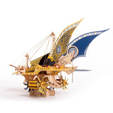 Steampunk Fantasy Spaceship 3D Wooden Puzzle Toy For Adults and Kids