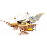 Steampunk Fantasy Spaceship 3D Wooden Puzzle Toy For Adults and Kids