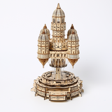 Steampunk Floating Castle 3D Wooden Puzzle Model Kit
