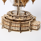 Steampunk Floating Castle 3D Wooden Puzzle Model Kit