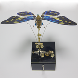 Metalkitor butterfly with music box