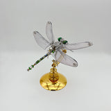 Steampunk Green winged dragonfly metal puzzle model kit