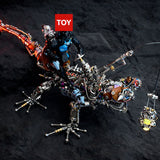 Steampunk Mechanical Chameleon 3D Metal Puzzle Model Kit for Adults