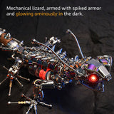 Steampunk Mechanical Chameleon 3D Metal Puzzle Model Kit for Adults