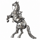 Steampunk Mechanical Horse with Carriage 3D Metal Model Kit