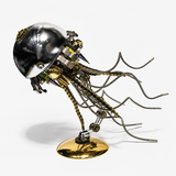 Steampunk Mechanical Jellyfish Metal Model Kit with LED Light