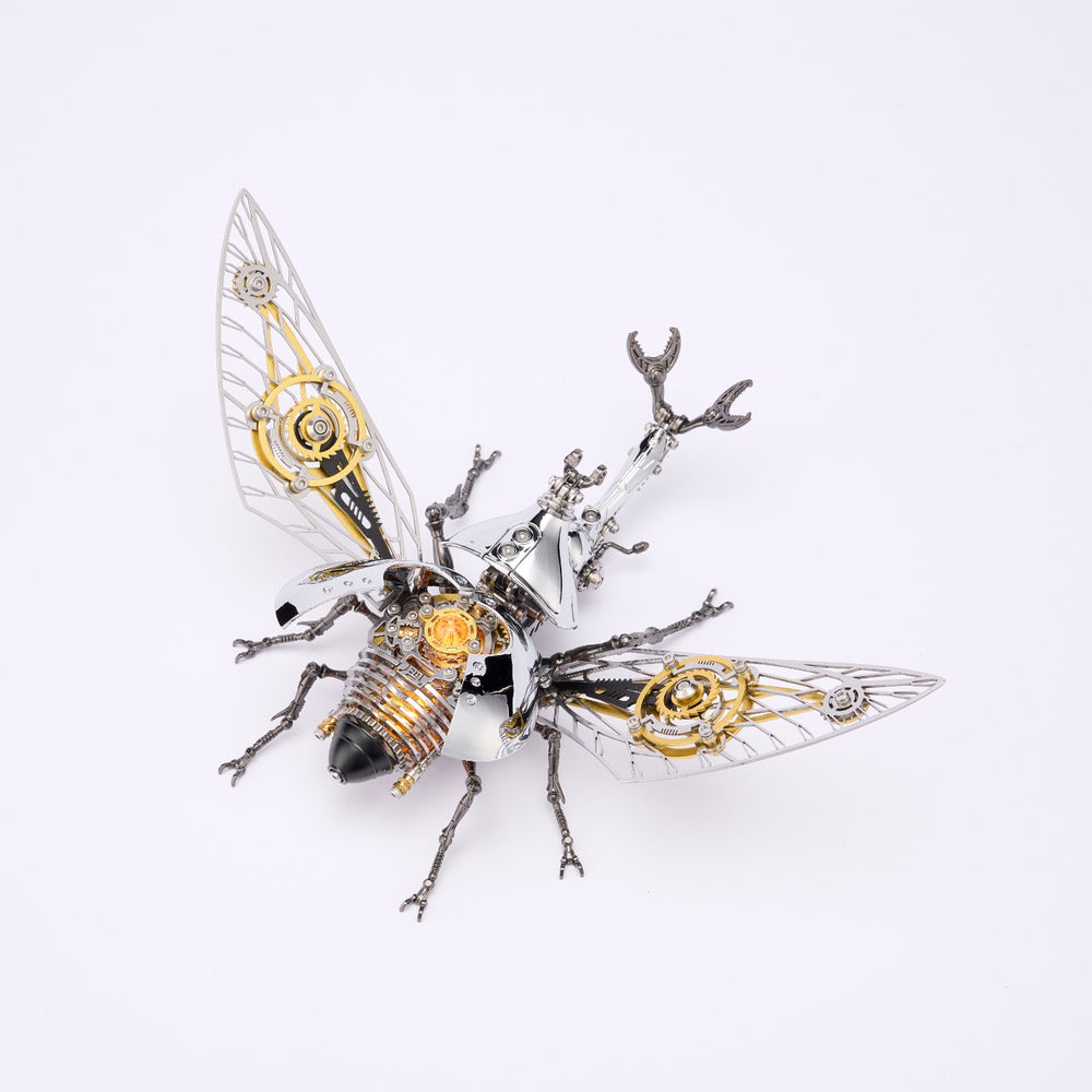 Steampunk Mechanical Stag Beetle 3D Metal Model Kit for Adults and Kids