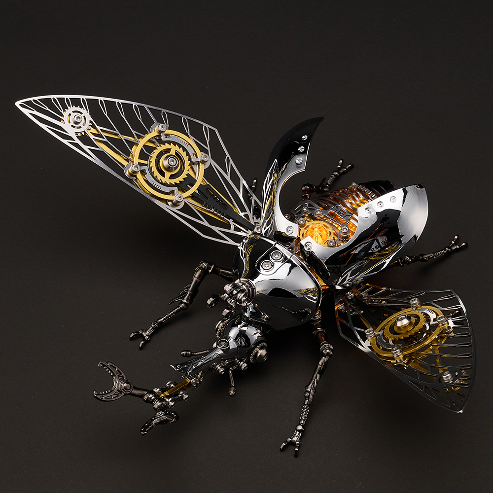 Steampunk Mechanical Stag Beetle 3D Metal Model Kit for Adults and Kids