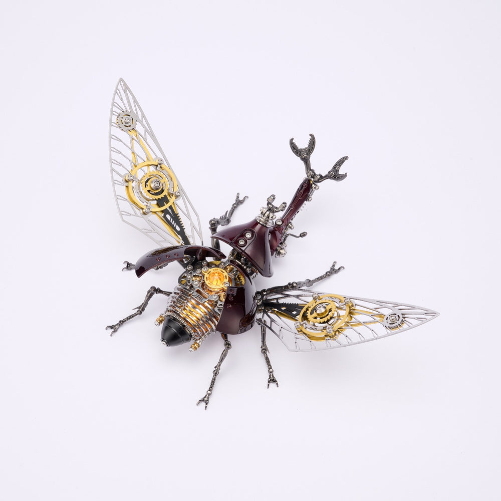 Steampunk Mechanical Stag Beetle 3D Metal Model Kit for Adults and Kids