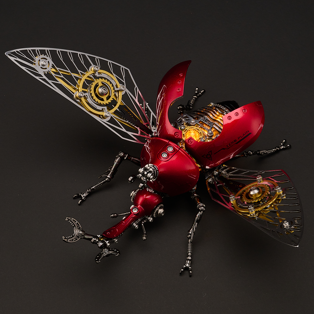 Steampunk Mechanical Stag Beetle 3D Metal Model Kit for Adults and Kids