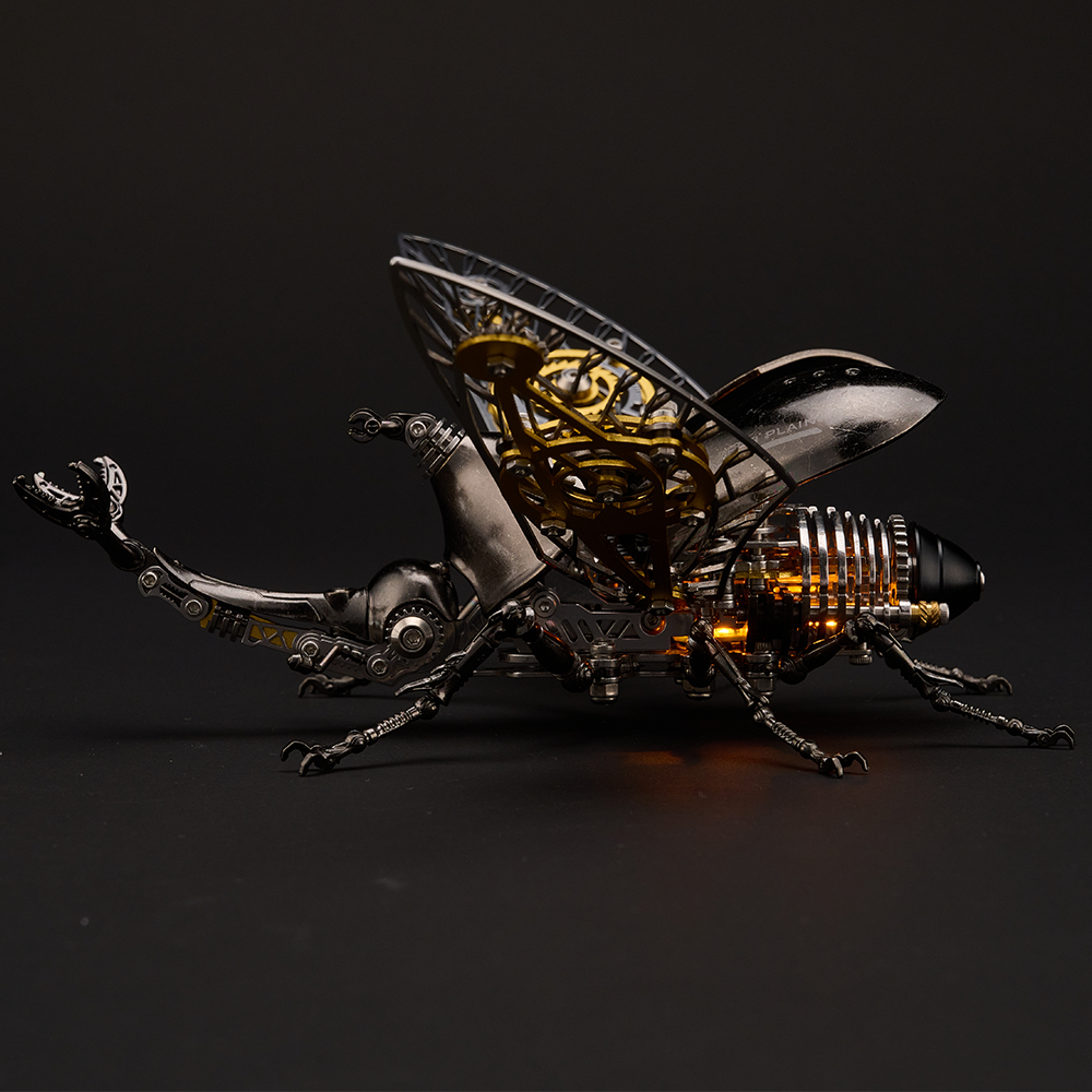 Steampunk Mechanical Stag Beetle 3D Metal Model Kit for Adults and Kids