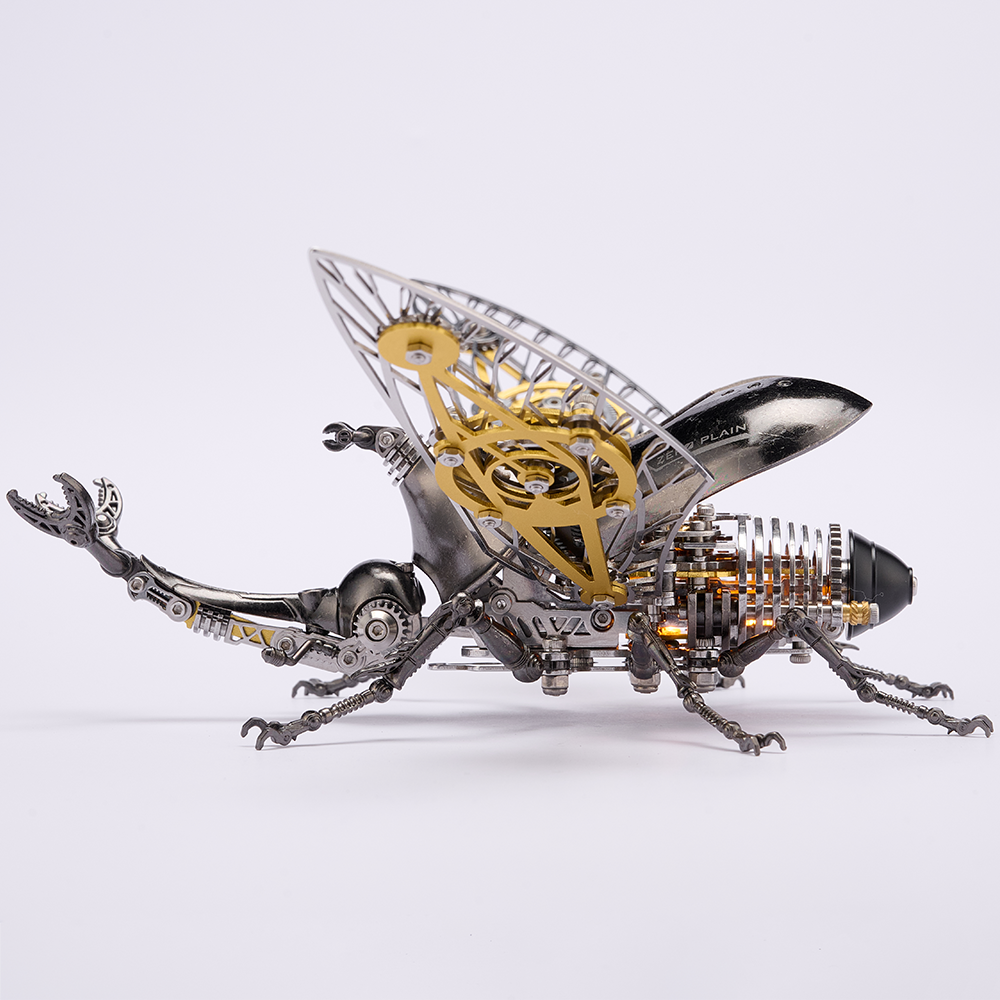 Steampunk Mechanical Stag Beetle 3D Metal Model Kit for Adults and Kids