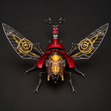 Steampunk Mechanical Stag Beetle 3D Metal Model Kit for Adults and Kids