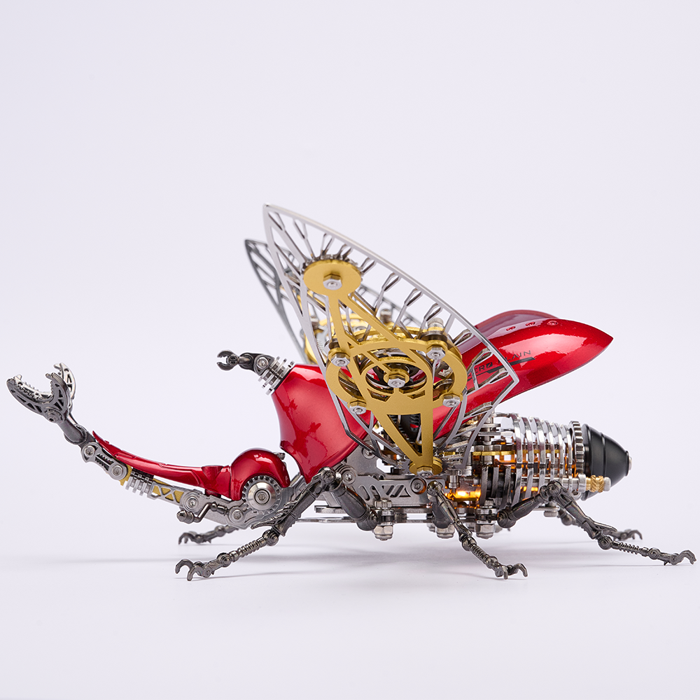 Steampunk Mechanical Stag Beetle 3D Metal Model Kit for Adults and Kids