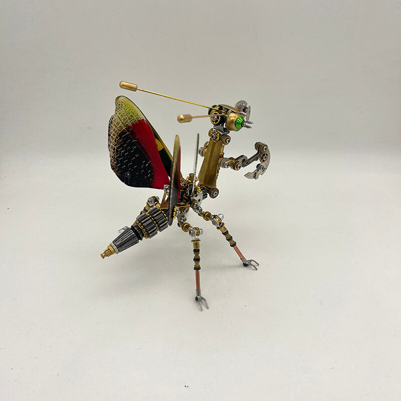 Steampunk Praying Mantis Metal Puzzle Model 350PCS Kit