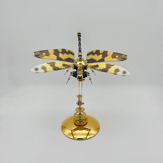 Steampunk Spotted winged dragonfly metal puzzle model kit