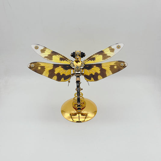 Steampunk Spotted winged dragonfly metal puzzle model kit