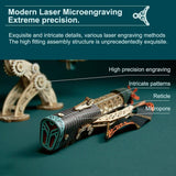 Steampunk submarine 3D wooden puzzle model toy For Gift and decoration