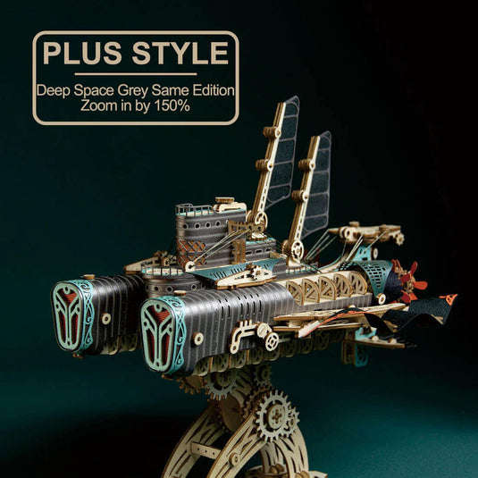 Steampunk submarine 3D wooden puzzle model toy For Gift and decoration